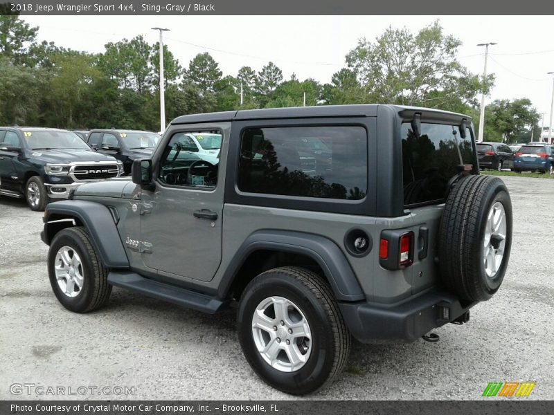 Sting-Gray / Black 2018 Jeep Wrangler Sport 4x4