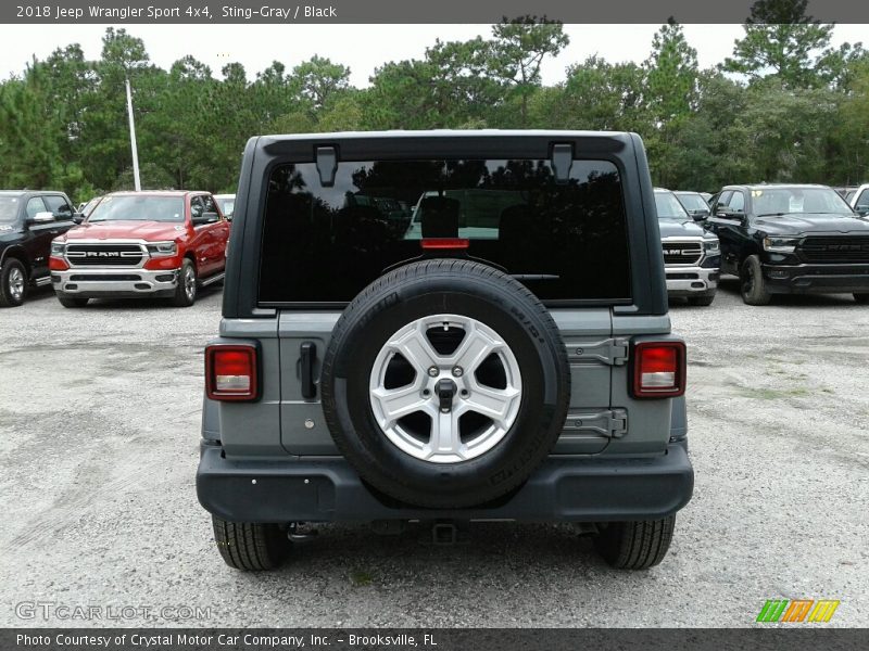 Sting-Gray / Black 2018 Jeep Wrangler Sport 4x4