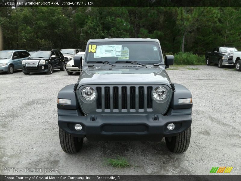 Sting-Gray / Black 2018 Jeep Wrangler Sport 4x4