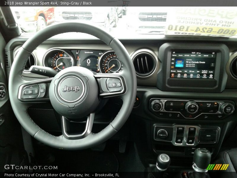 Sting-Gray / Black 2018 Jeep Wrangler Sport 4x4