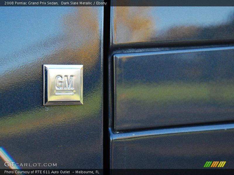 Dark Slate Metallic / Ebony 2008 Pontiac Grand Prix Sedan