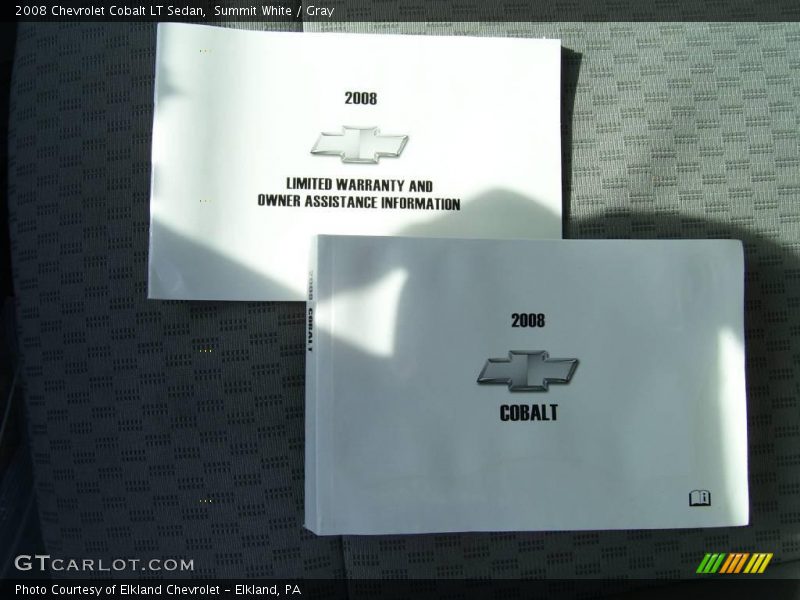 Summit White / Gray 2008 Chevrolet Cobalt LT Sedan