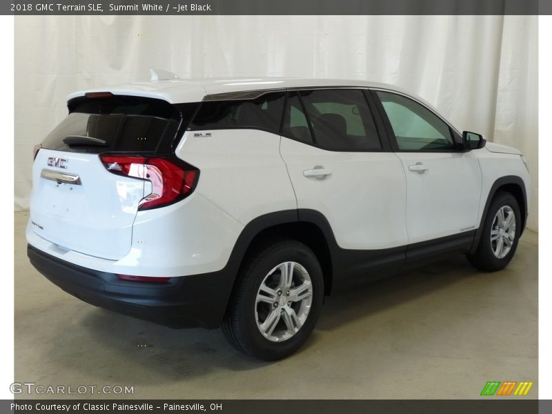 Summit White / ­Jet Black 2018 GMC Terrain SLE