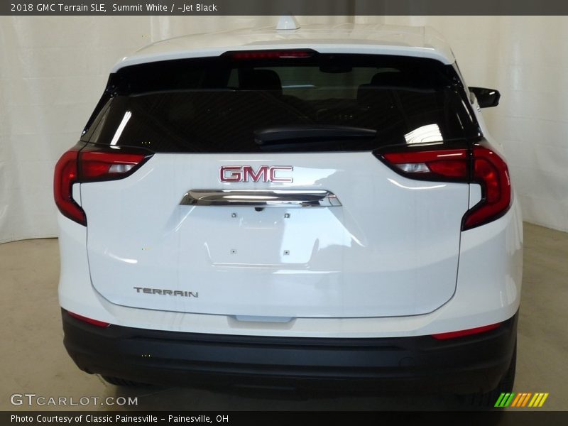 Summit White / ­Jet Black 2018 GMC Terrain SLE