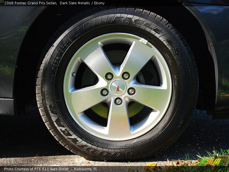 Dark Slate Metallic / Ebony 2008 Pontiac Grand Prix Sedan