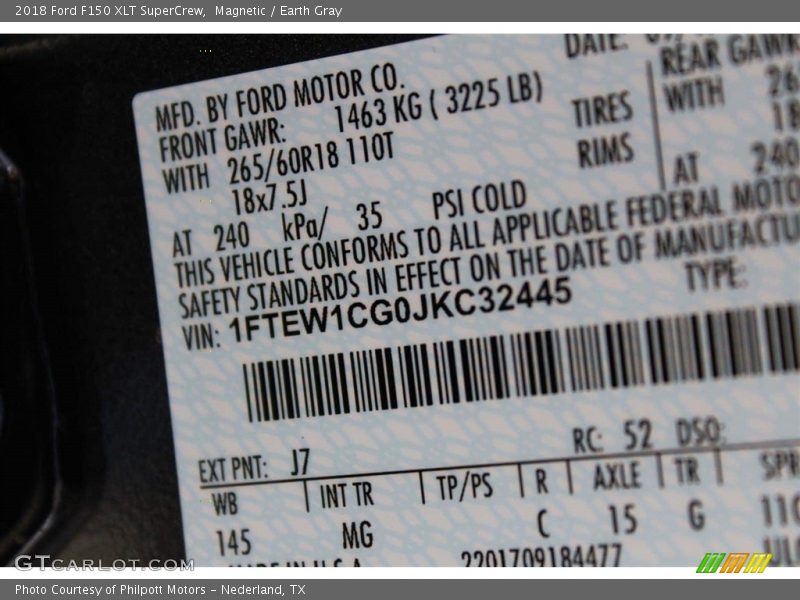 Magnetic / Earth Gray 2018 Ford F150 XLT SuperCrew