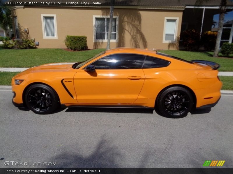  2018 Mustang Shelby GT350 Orange Fury