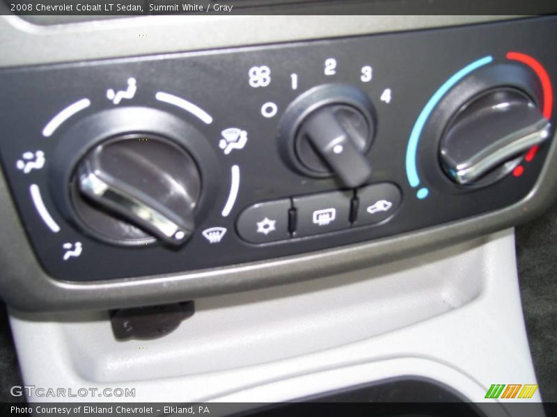 Summit White / Gray 2008 Chevrolet Cobalt LT Sedan