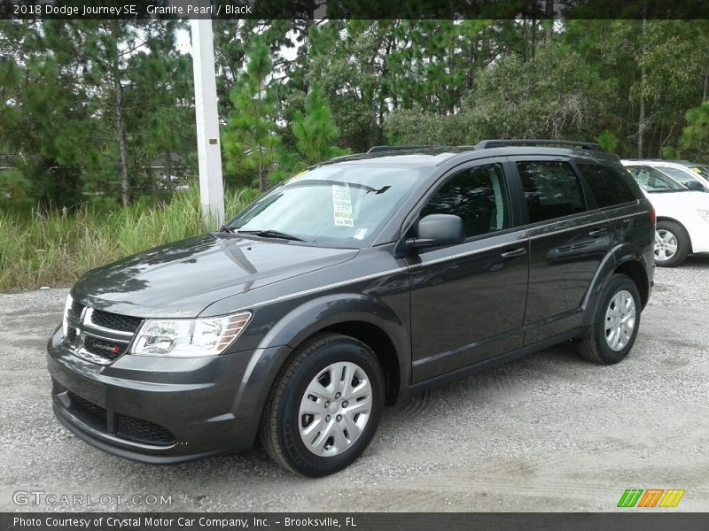 Granite Pearl / Black 2018 Dodge Journey SE