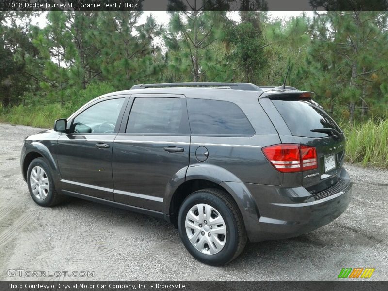 Granite Pearl / Black 2018 Dodge Journey SE