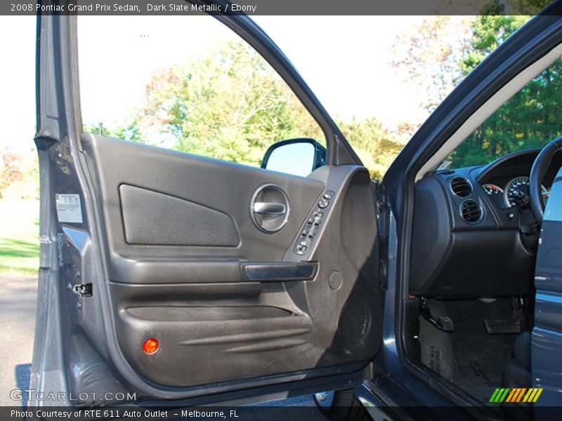 Dark Slate Metallic / Ebony 2008 Pontiac Grand Prix Sedan
