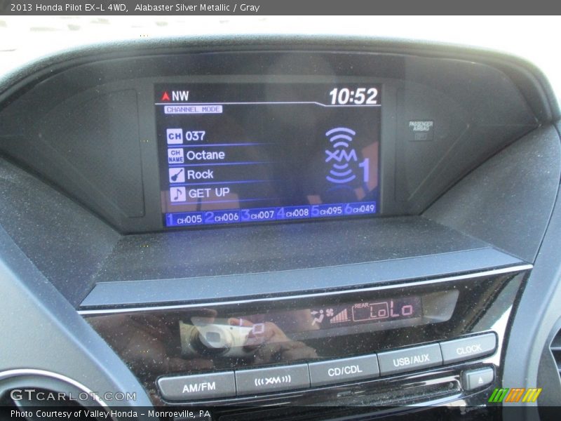 Alabaster Silver Metallic / Gray 2013 Honda Pilot EX-L 4WD