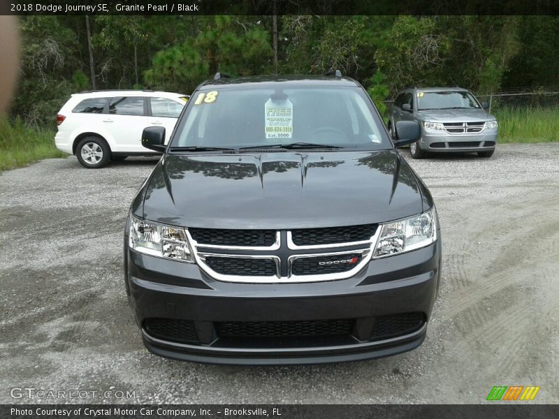 Granite Pearl / Black 2018 Dodge Journey SE
