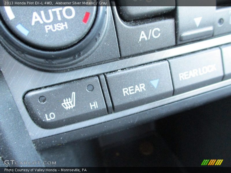 Alabaster Silver Metallic / Gray 2013 Honda Pilot EX-L 4WD