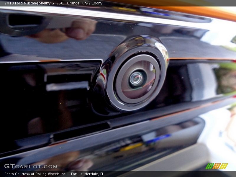 Orange Fury / Ebony 2018 Ford Mustang Shelby GT350