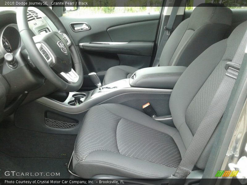Granite Pearl / Black 2018 Dodge Journey SE