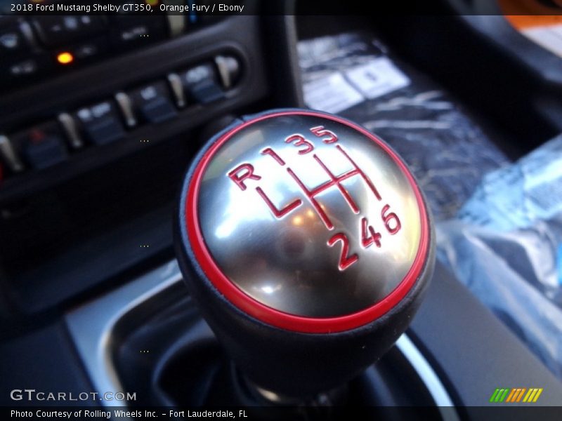  2018 Mustang Shelby GT350 6 Speed Manual Shifter
