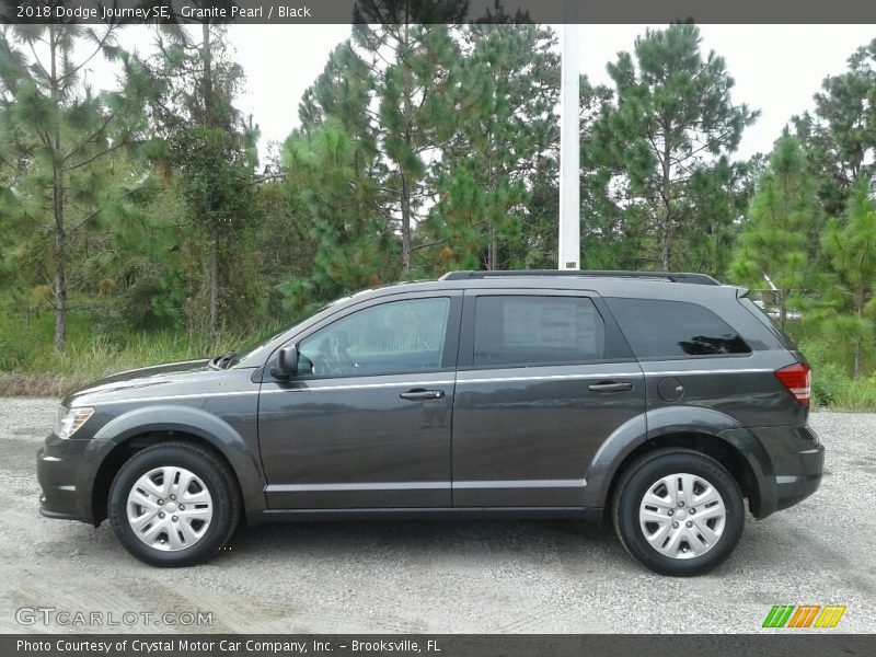 Granite Pearl / Black 2018 Dodge Journey SE