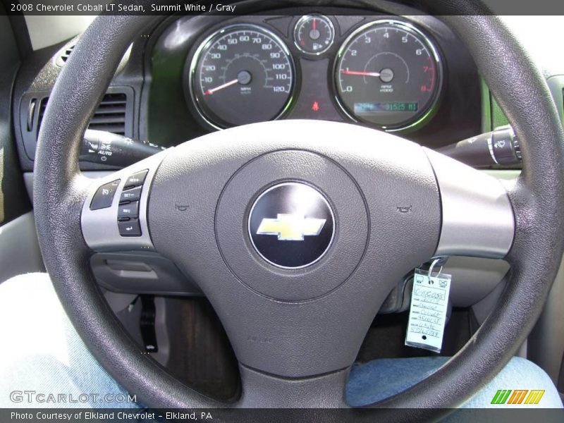 Summit White / Gray 2008 Chevrolet Cobalt LT Sedan