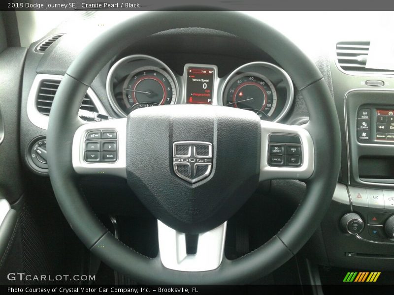 Granite Pearl / Black 2018 Dodge Journey SE