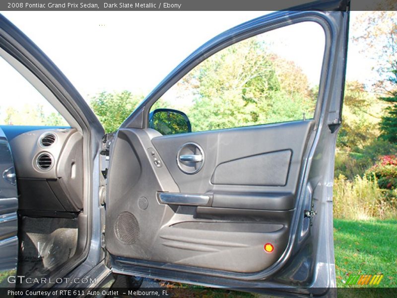 Dark Slate Metallic / Ebony 2008 Pontiac Grand Prix Sedan