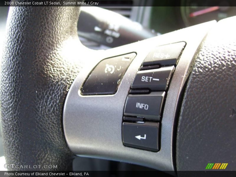 Summit White / Gray 2008 Chevrolet Cobalt LT Sedan