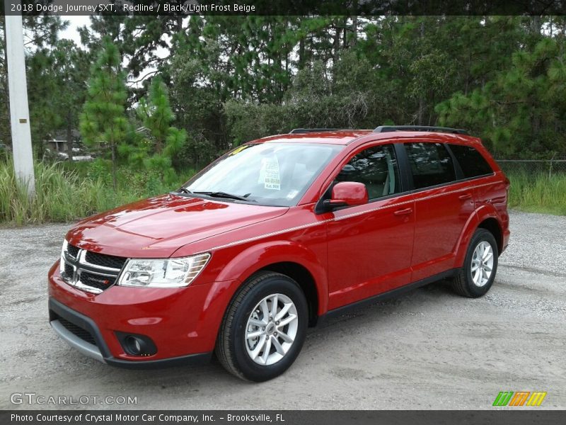 Redline / Black/Light Frost Beige 2018 Dodge Journey SXT