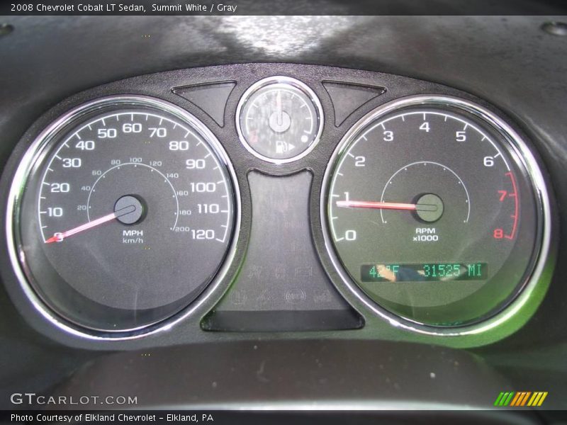 Summit White / Gray 2008 Chevrolet Cobalt LT Sedan