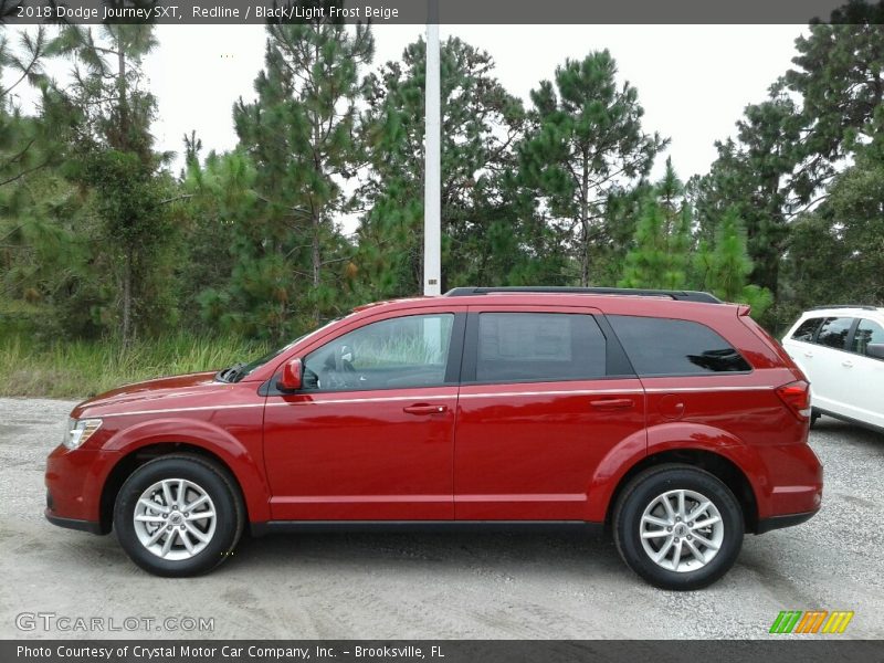 Redline / Black/Light Frost Beige 2018 Dodge Journey SXT