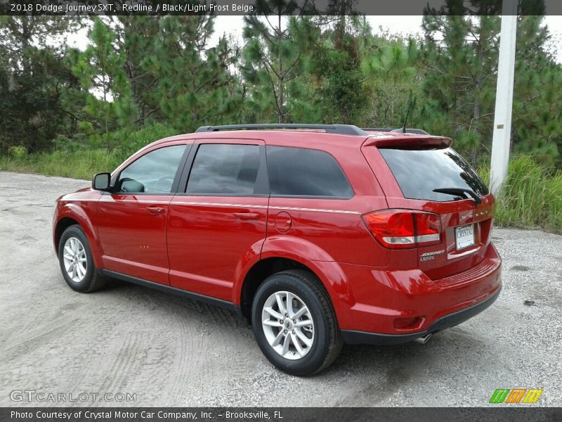 Redline / Black/Light Frost Beige 2018 Dodge Journey SXT