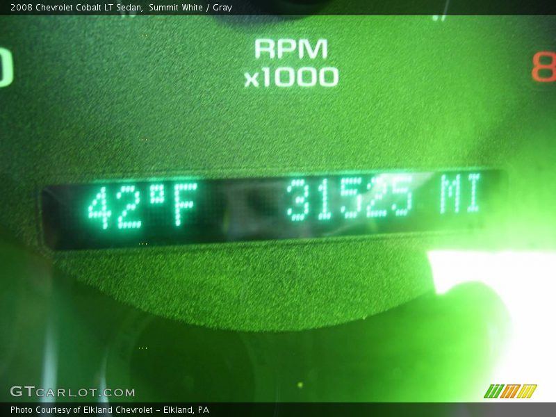 Summit White / Gray 2008 Chevrolet Cobalt LT Sedan