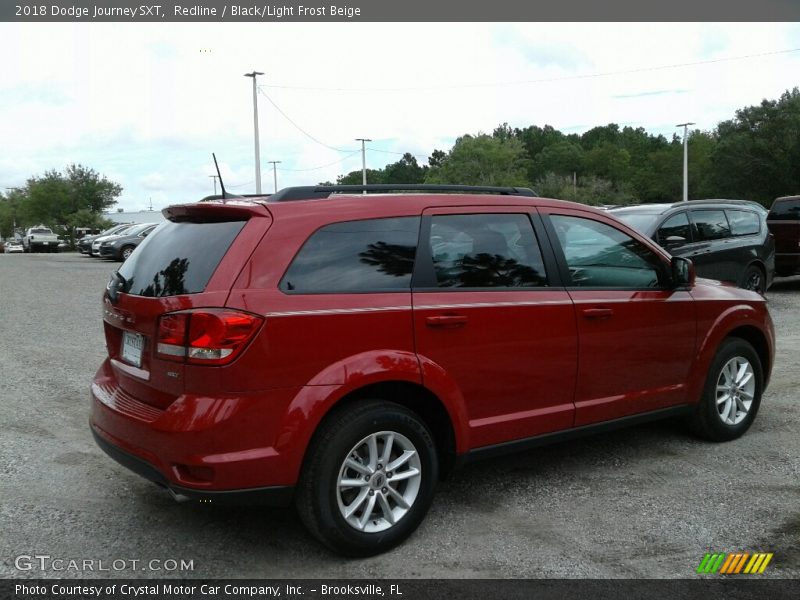 Redline / Black/Light Frost Beige 2018 Dodge Journey SXT