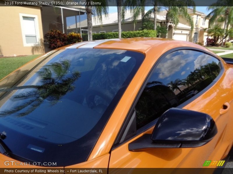 Orange Fury / Ebony 2018 Ford Mustang Shelby GT350