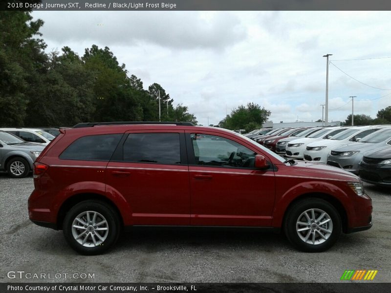 Redline / Black/Light Frost Beige 2018 Dodge Journey SXT
