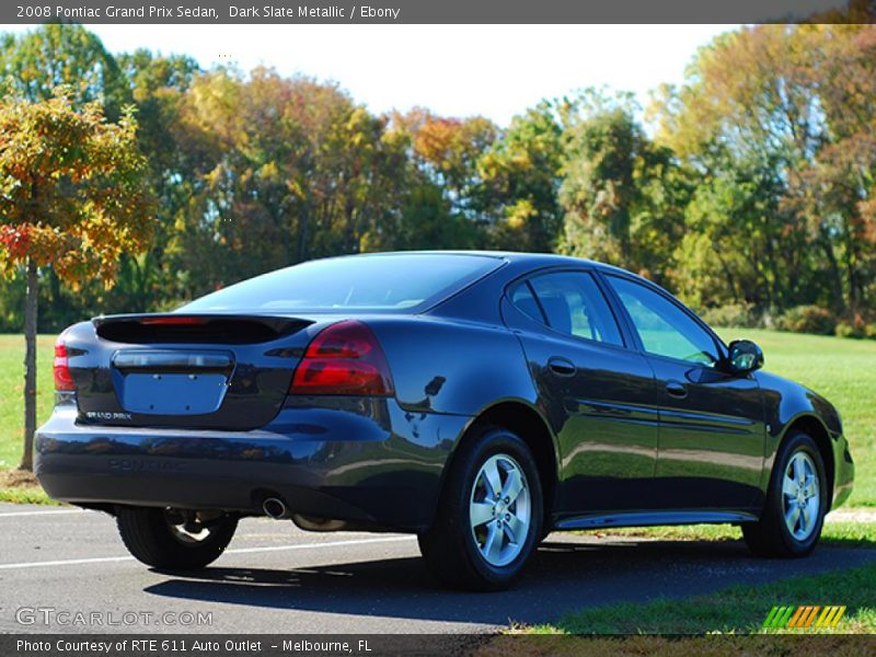 Dark Slate Metallic / Ebony 2008 Pontiac Grand Prix Sedan