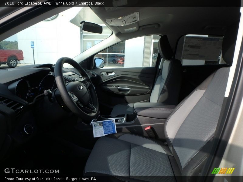 White Gold / Charcoal Black 2018 Ford Escape SE 4WD