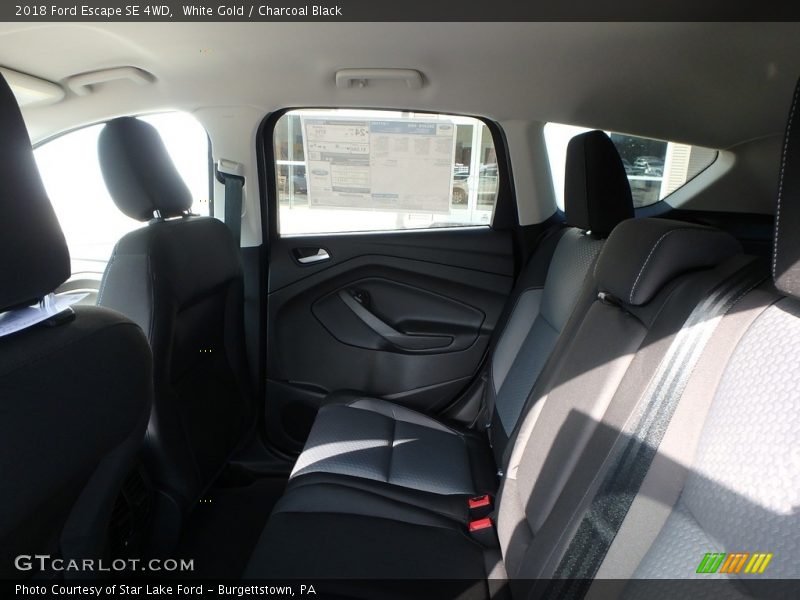 White Gold / Charcoal Black 2018 Ford Escape SE 4WD