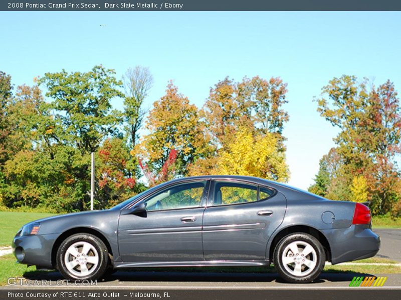 Dark Slate Metallic / Ebony 2008 Pontiac Grand Prix Sedan