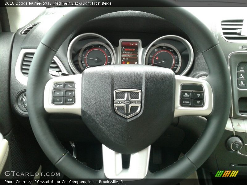 Redline / Black/Light Frost Beige 2018 Dodge Journey SXT