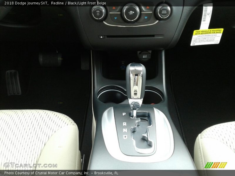 Redline / Black/Light Frost Beige 2018 Dodge Journey SXT