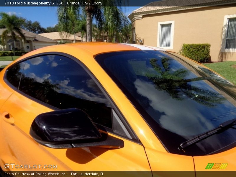 Orange Fury / Ebony 2018 Ford Mustang Shelby GT350