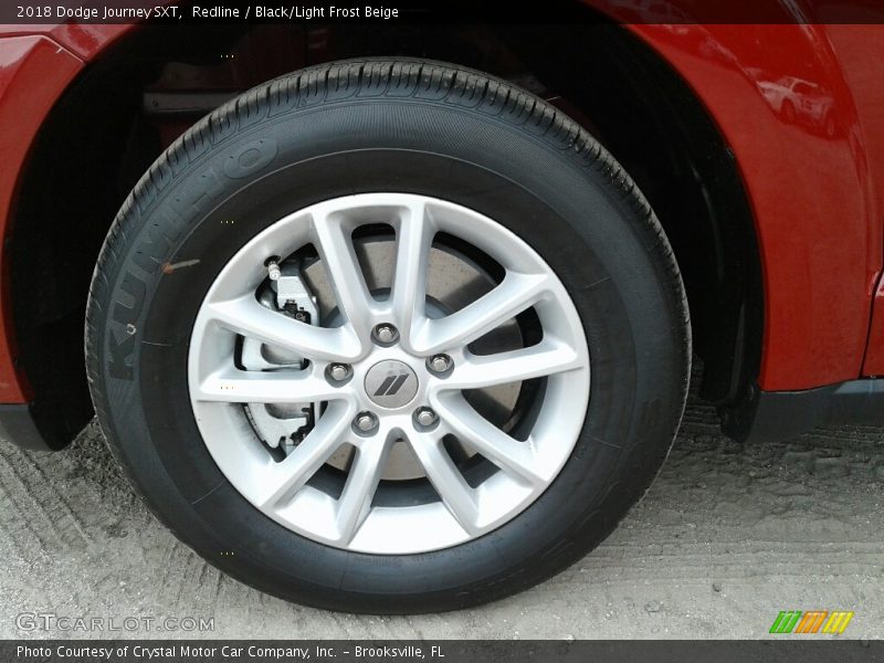 Redline / Black/Light Frost Beige 2018 Dodge Journey SXT
