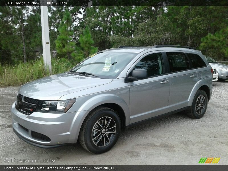 Billet / Black 2018 Dodge Journey SE