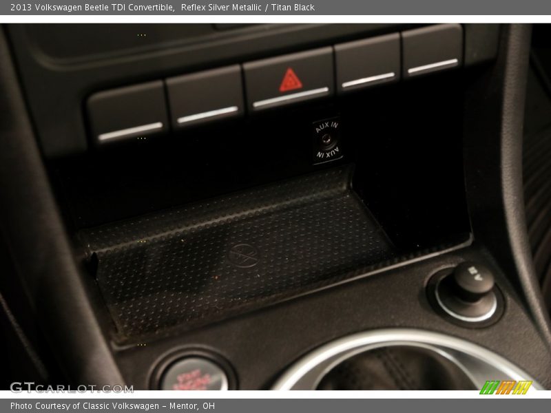 Reflex Silver Metallic / Titan Black 2013 Volkswagen Beetle TDI Convertible