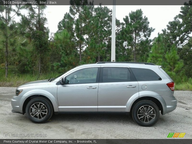Billet / Black 2018 Dodge Journey SE