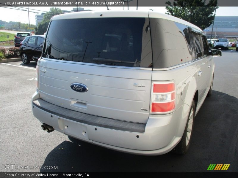 Brilliant Silver Metallic / Medium Light Stone 2009 Ford Flex SEL AWD