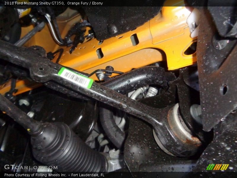 Undercarriage of 2018 Mustang Shelby GT350