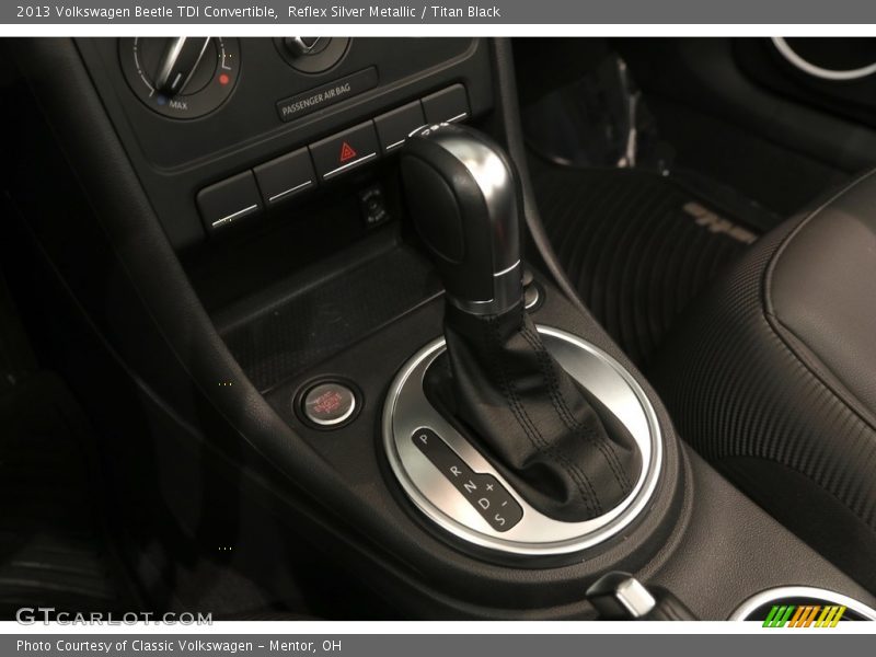 Reflex Silver Metallic / Titan Black 2013 Volkswagen Beetle TDI Convertible