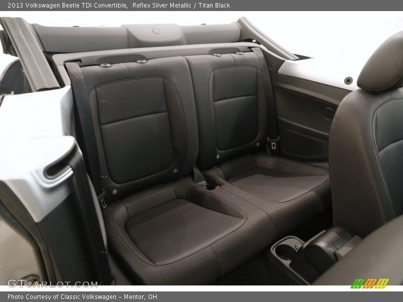 Reflex Silver Metallic / Titan Black 2013 Volkswagen Beetle TDI Convertible
