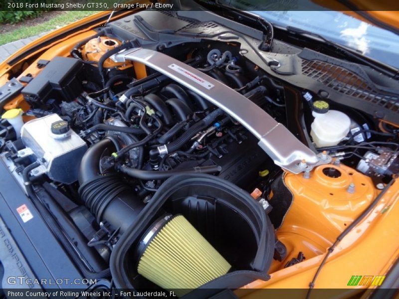 Orange Fury / Ebony 2018 Ford Mustang Shelby GT350